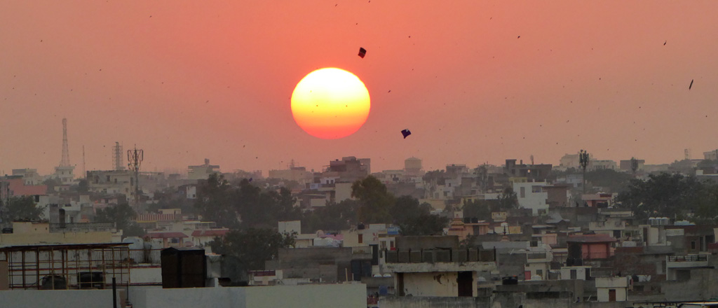 Puesta de sol en Jaipur